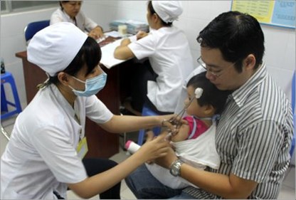 14 tỉnh, thành tiêm vét vaccine sởi đạt tỷ lệ hơn 90%.
